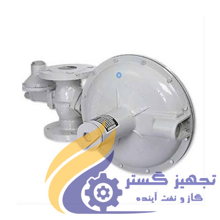 رگولاتور گاز 2 اینچ فلنچی 300 متر مکعب گاز سوزان GS-74-27-H